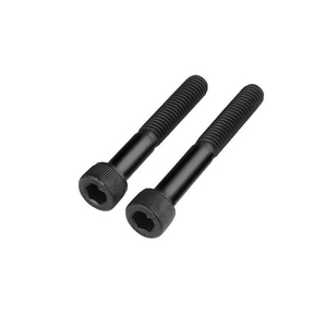 Metric Black Steel <b>Screw</b> 10mm Cap Diameter Coarse Thread Class 8.8 Round Head - Product Image 4