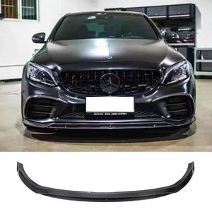 Lèvre avant en Fiber de carbone véritable pour Benz Classe C W205 Lci 2019-2021 Lèvre de pare-chocs avant - Product Image 3