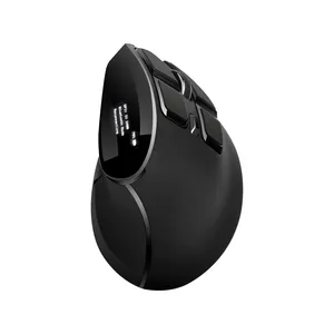 Großhandel Hot Selling Vertikale Mäuse Ergonomische kabellose wiederauf ladbare Maus mit 2,4G USB-Empfänger 9 Tasten