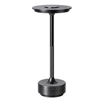 Lampe de table LED rechargeable moderne à gradation tactile personnalisable pour la maison salon hôtel restaurant E26 ampoule batterie pour la lecture