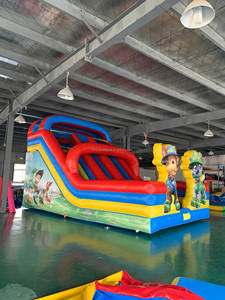 Combo Inflable Comercial <span class=keywords><strong>de</strong></span> Sirena con Tobogán, 7x4m, Fácil <span class=keywords><strong>de</strong></span> Instalar, Modelo <span class=keywords><strong>de</strong></span> PVC Resistente para Niños, Pida 1 Pieza <span class=keywords><strong>Hoy</strong></span> Mismo - Product Image 2
