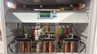 Régulateur de tension automatique triphasé Sbw-f-800kva, stabilisateur SVC 220/380/400/415V, efficacité 0,98, 50/60Hz