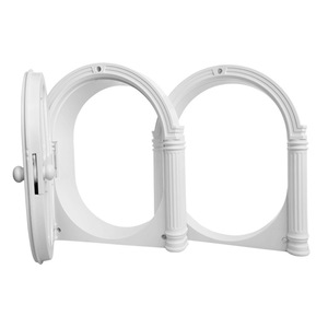 Porte intérieure pour chats en plastique ABS au design moderne, installation facile avec accès bidirectionnel - Product Image 3