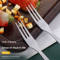 Ensemble de couverts en acier inoxydable avec poignée colorée pour enfants, idéal pour gâteaux, desserts, fêtes, cadeaux, vente en gros