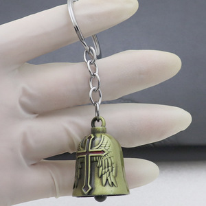 พวงกุญแจกระดิ่งขนาดเล็กแนววินเทจสำหรับเป็นของที่ระลึกงานทางศาสนาของ3D งานหัตถกรรมโลหะ3D สำหรับจี้ติดกระเป๋าเป้สะพายหลังรถยนต์ที่มีความคิดสร้างสรรค์ - Product Image 4