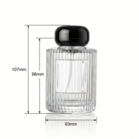 Bouteille d'aromathérapie sans flamme en verre rayé de haute qualité, étiquette personnalisée, 120 ml, diffuseur à bâtonnets 28 mm, bouteilles d'arôme vides en stock avec bouchon