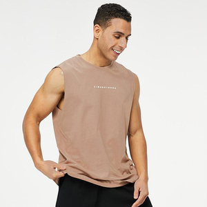 Nueva llegada Gimnasio Alta calidad Transpirable Antiarrugas Peso ligero Estilo único Precio al por mayor Venta caliente Camiseta sin mangas - Product Image 6
