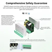 SONOFF MINIR4M MINI R4 M Extreme Wi-Fi Smart Switch ESP32 Chip relai lepas masalah kompatibel EWeLink kontrol suara melalui Alexa