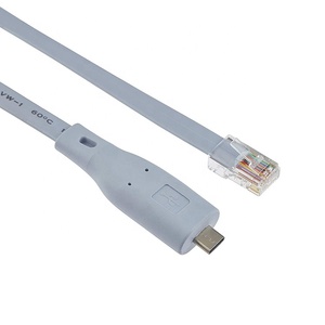 Cable <span class=keywords><strong>USB</strong></span> tipo <span class=keywords><strong>C</strong></span> a RJ45 para interruptor de enrutador, Cable de consola con conector de enchufar y listo, 6 pies - Product Image 5