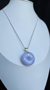 Collar de Jade Genuino de Gran Calidad, Diseño Tradicional de Múltiples Hebras para Uso Diario, Jadeíta Paradise, Chapado en Plata 925 - Product Image 4