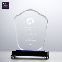 Trofeos de Cristal al por Mayor, Placas Personalizadas con Impresión de Letras, Grabado Personalizado, Estilo Deportivo, Decoración para Bodas