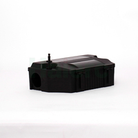 Station d'appât pour souris à verrouillage sécurisé, conteneur anti-effraction pour rongeurs, boîte à appât sûre pour animaux domestiques, pour jardin, ferme, entrepôt