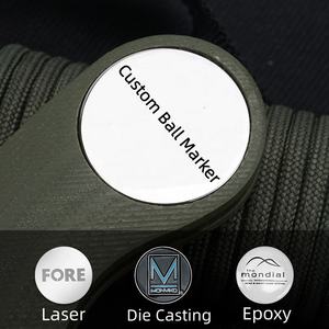 Gönderime Hazır Boş Golf Topu İşaretleyicileri Manyetik Hatıra Topu İşaretleyici Golf Özel Logo 25mm Top İşaretleyici - Product Image 2