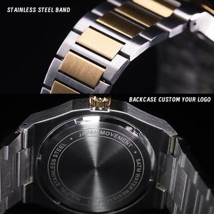 2025 Fashion Sport Business <b>Arabic</b> Dial <b>Watch</b> Men Quartz Japan Movement Stainless Steel <b>Arabic</b> Numeral 5BAR Water Resistant - Product Image 2
