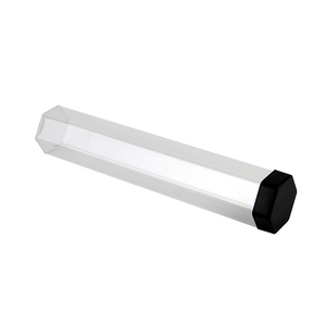 Custom <b>Hexagonal</b> Transparent Aluminum Alloy Playmat Storage Tube Custom Color Logo - Product Image 4