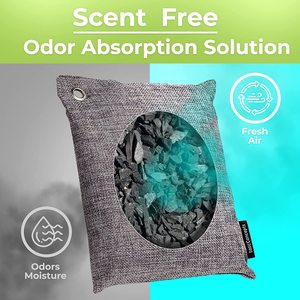 أكياس تطهير بالفحم ممتص للرائحة المنزلية الطبيعية النشطة معطر أحذية ومزيل رائحة عطرة بالفساتين الضوئية - Product Image 4