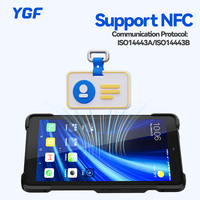 Tablet PC Industri Tangguh 10.1 Inci Android IP67 Tahan Air dan Debu NFC ETC Octa-core 2.4GHz 128GB ROM+8GB Stok Pabrik