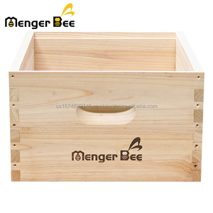 New Good Quality 10 <b>Frame</b> Langstroth <b>Deep</b> Box 20mm Thickness Fir Wood Bee Hive Box for Bee Farm Beekeeping Bees - Product Image 4