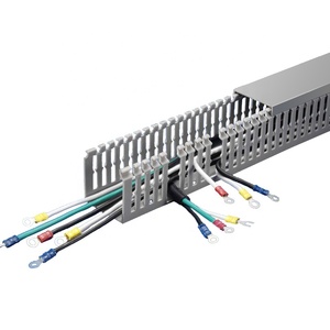 Gaine de fil électrique décorative Ce ignifuge, <span class=keywords><strong>conduit</strong></span> de câblage en Pvc de couleur bleue - Product Image 3