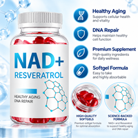 Complément alimentaire en bonbons gélifiés OEM ODM NAD Plus Resvératrol pour améliorer l'immunité, 120 g, marque privée, vieillissement sain, bien-être quotidien
