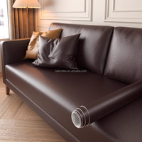 Cuir PVC auto-adhésif pour la réparation de canapé, pour la réparation de coussin de siège de véhicule électrique, vinyle avec autocollant 3M