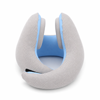 Nouveau design, casque à réduction de bruit intelligente en mousse à mémoire de forme, super confortable et doux pour la peau, avec support de cou Bluetooth intégré