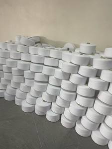 Fil à tricoter recyclé en matière régénérée douce, Open End, Ne 6s/1 8/1 10/1, mélange coton/polyester, Vietnam, facile à utiliser - Product Image 5