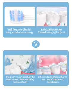 <span class=keywords><strong>Brosse</strong></span> <span class=keywords><strong>à</strong></span> dents électrique intelligente pour adulte Vibration acoustique Blanchiment des dents Chargement USB Étanche 6 modes Soins des gencives bucco-dentaires - Product Image 6