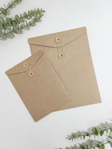 Best Price Custom Kraft Paper Portfolio Bag File Cover Bag A4 Kraft Paper File Bag With Customized Logo - Product Image 4