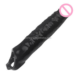 28cm lange Silikon Hahn Vergrößerung Extender langlebige Kondome für Männer Penis Ärmel - Product Image 5