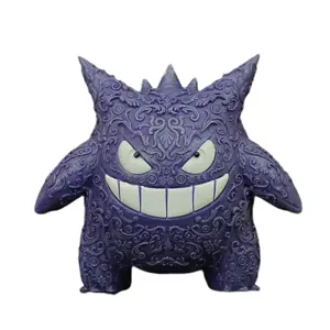 High quality Tattoo Gengar PVC model cartoon creative Monster Toys anime Pokemone Action Figures for gifts