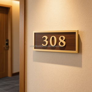 Sinon Nhà nhập thiết kế mới Brass cửa Tên tấm cửa tấm cửa khách sạn tấm cửa - Product Image 3