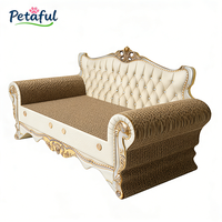 Grattoir pour chat en carton épais et durable, de forme canapé, grand et luxueux, moderne, vente en gros