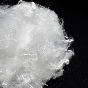 Fibre de micro-polyester vierge blanche 0,9D de haute qualité <span class=keywords><strong>pour</strong></span> garnissage de literie type duvet - Product Image 3