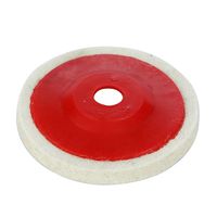 Disque de polissage en laine de 4.5 pouces 115 mm couvercle rouge disque de laine de roue de feutre de polissage angulaire pour meuleuse angulaire 115