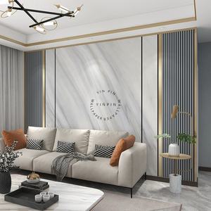 Semplicità moderna TV sfondo murale papier peint marbre <span class=keywords><strong>per</strong></span> la decorazione della parete del salotto - Product Image 1