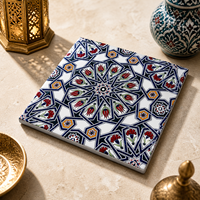 Carreaux brillants marocains pour sol et mur, design en céramique émaillée