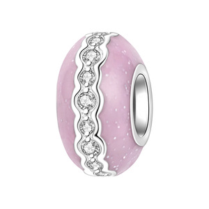 Original white copper <b>bead</b> <b>bracelet</b> - colorful isolation <b>bead</b> pendant, a personalized accessory suitable for both men and women - Product Image 2