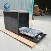 Boîte à outils de caravane d'origine, petite boîte à outils de générateur avec serrure, boîte à outils de remorque de caravane en alliage d'aluminium sur mesure