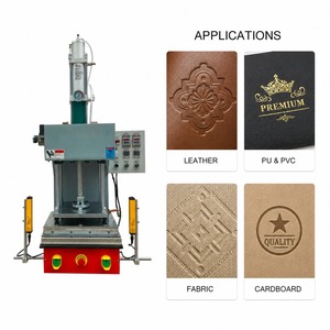 <span class=keywords><strong>Machine</strong></span> à embosser le <span class=keywords><strong>cuir</strong></span> pneumatique à plaque plate chauffante haut-bas 5T KH-4013A - Équipement d'embossage de motifs sur <span class=keywords><strong>cuir</strong></span> - Product Image 2
