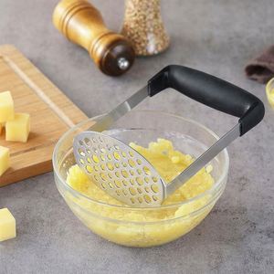 Accesorios de Cocina de Acero Inoxidable, Triturador Manual de Verduras y Frutas con Mango de Plástico, Machacador de Papas - Product Image 6