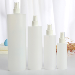 HDPE chai 500ml chai nhựa hình trụ 30ml <span class=keywords><strong>240ml</strong></span> 8oz 16oz Lotion bơm vòng với màu đen nhựa vít cap Spray Chai - Product Image 6