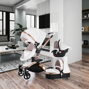 <span class=keywords><strong>Passeggino</strong></span> di Lusso Yokids a Forma di Uovo Pieghevole con Telaio in Lega di Alluminio 3 in 1 per Bambini da 6 Mesi a 3 Anni - Product Image 4