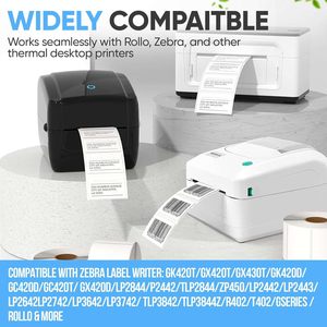 Etiquetas Térmicas Directas de 2.25" X 1.25" para Códigos de Barras, Código de Barras UPC Perforado, Compatible con Rollo, Zebra, <span class=keywords><strong>Munbyn</strong></span>, Nelko - Product Image 5