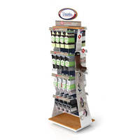 Support rotatif pour chaussettes en bois personnalisé pour les présentoirs de magasins de détail