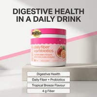 Mélange de Boissons Probiotiques Quotidiennes Fibres Brise Tropicale 181g Pot Santé Digestive 16 Portions