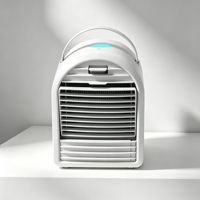 Ventilateur humidificateur d'air portable électrique mini, avec réservoir d'eau de 700 ml, possibilité d'ajouter des glaçons, DC, pour la maison et l'hôtel