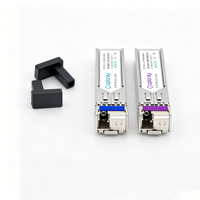 Modul SFP Optoray OTP-464D8D-3L 1.25G BIDI 80km Berkualitas Tinggi 1490nm/1550nm DFB LC Transceiver Serat Optik Tipe SM FTTX
