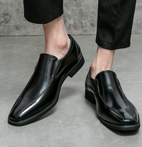 <b>Mens</b> Pure Leather Formal Dress <b>Shoes</b> Fashionable Man Oxford Loafers Slip-On Business <b>Work</b> Leather <b>Shoe</b> - Product Image 5