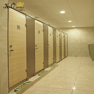 Pabrik 2025 desain baru kubus Toilet partisi siap dibuat lapisan laminasi HPL pribadi kamar mandi 1 - Product Image 6